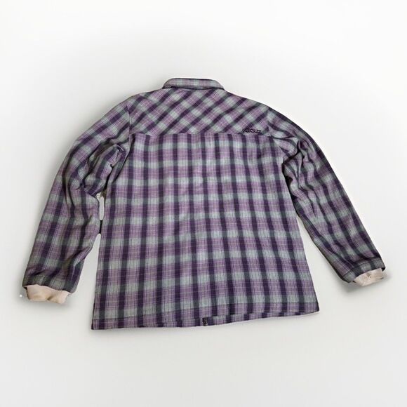 Rare Voleurz Jacket Mens 2XL Heavyweight Flannel Lined Plaid Full Zip - Picture 4 of 6